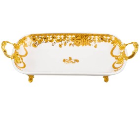 Piring Persegi Panjang dengan Pegangan CRP141 Gemini